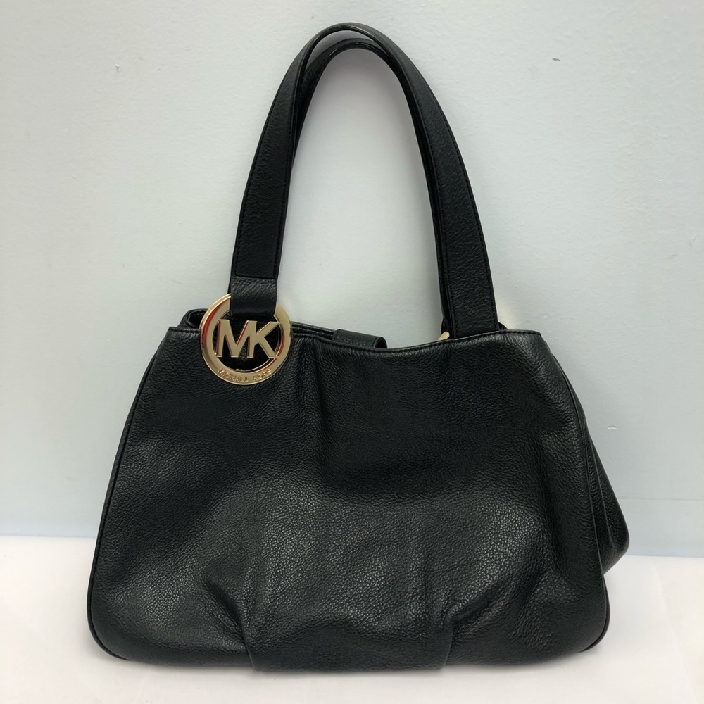 Michael kors handbag beautiful black soft leather - Picture 7 of 8